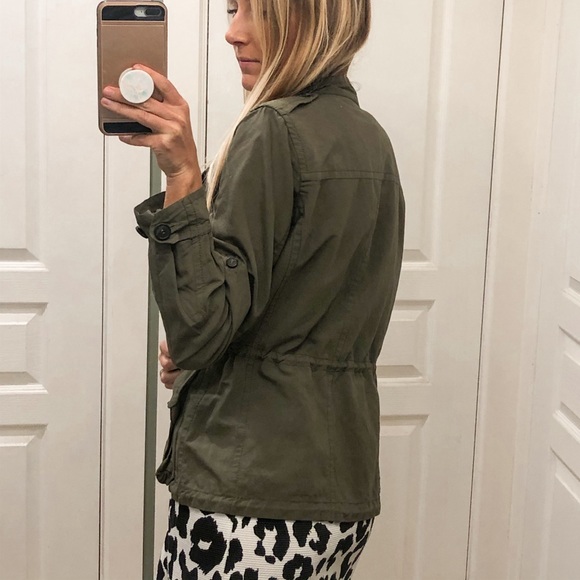 Zara Green Military Jacket - Picture 6 of 6
